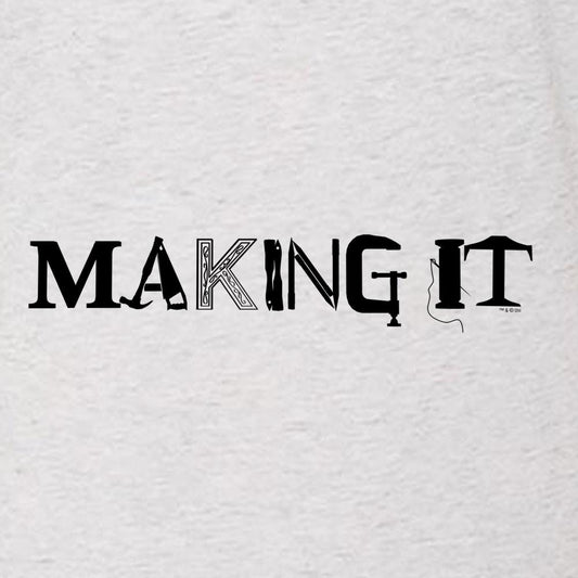 Making It Logo Women's Tri-Blend Dolman T-Shirt-2