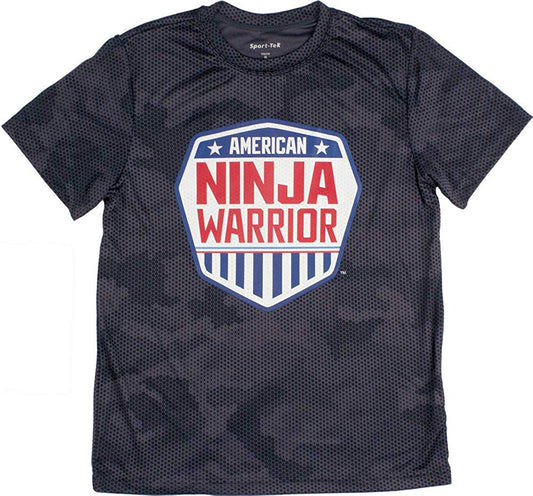 American Ninja Warrior Kids Camo Performance T-Shirt-4