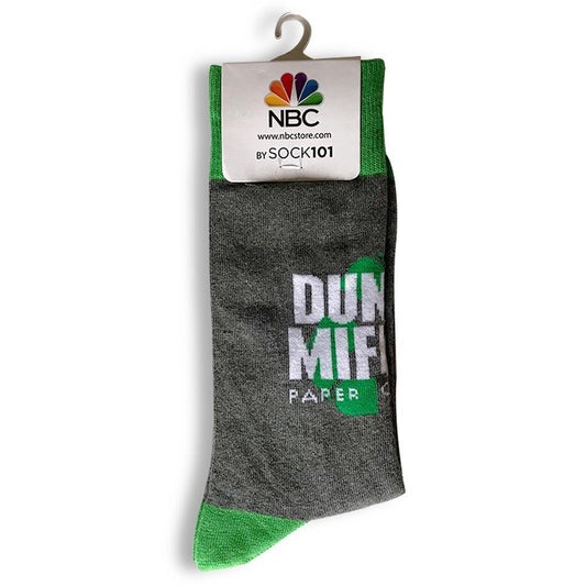 The Office Dunder Mifflin Recycle Custom Knit Socks-1