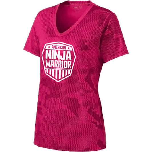 American Ninja Warrior Women's Camo Performance T-Shirt-0