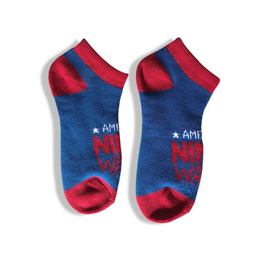 American Ninja Warrior Youth Athletic Low Cut Socks-0