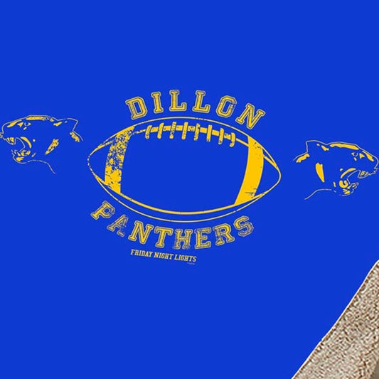 Friday Night Lights Dillon Panthers Sherpa Blanket-1