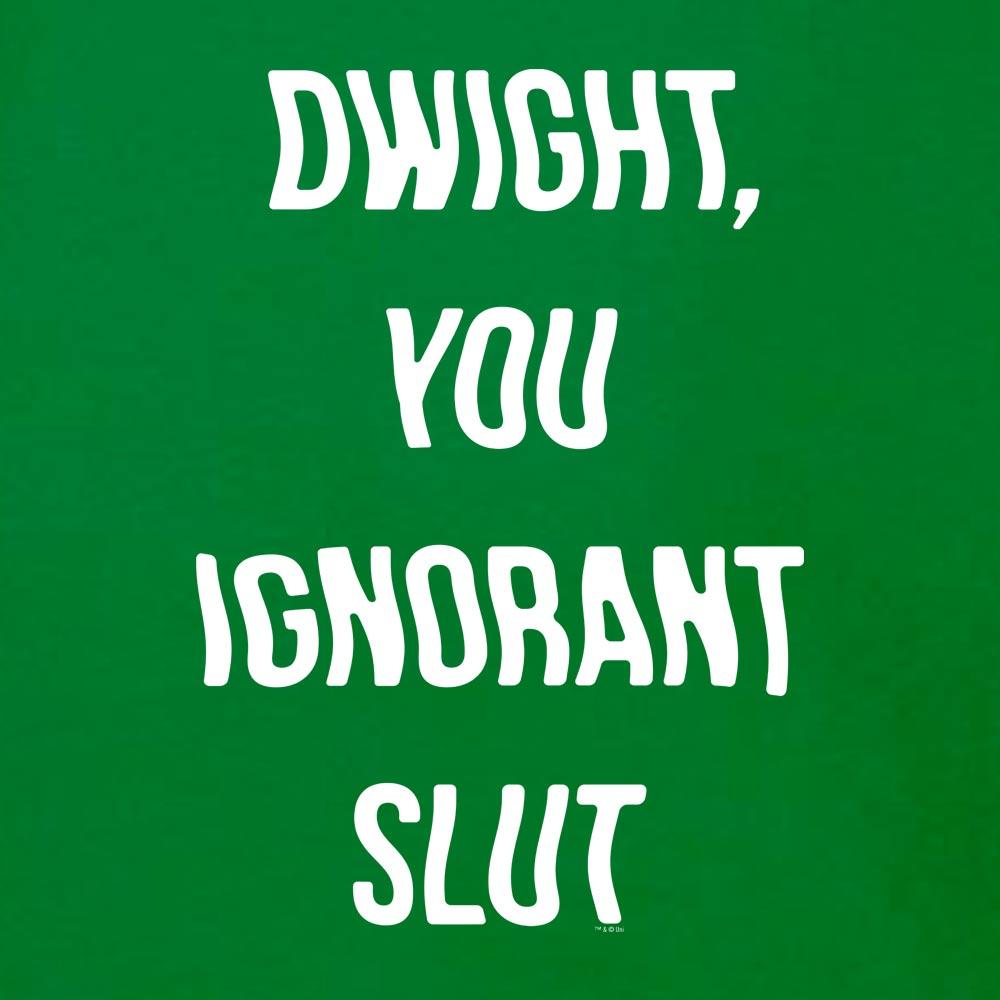 The Office Dwight You Ignorant Slut St. Patrick's Day Men's Short Sleeve T-Shirt