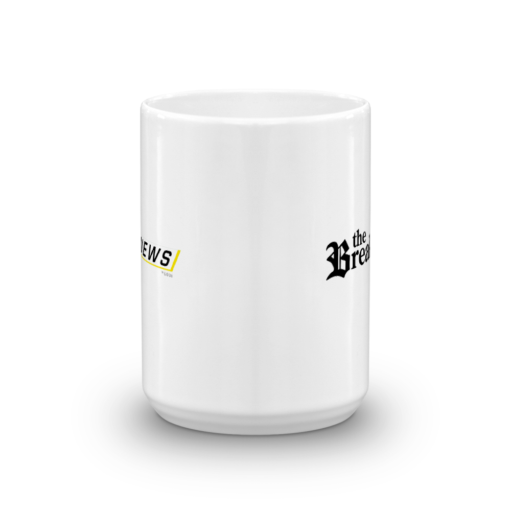 Great News The Breakdown Logo White Mug