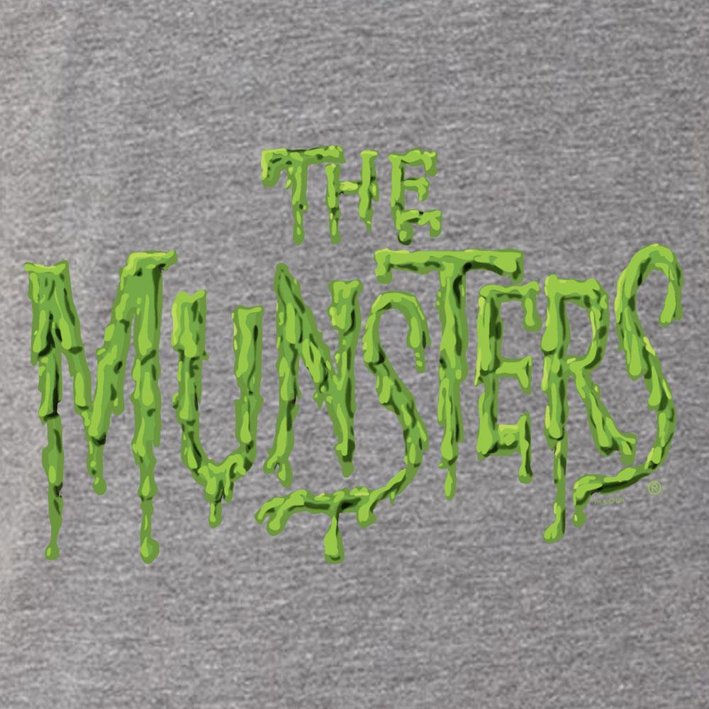 The Munsters Distress Logo Men's Tri-Blend Short Sleeve T-Shirt