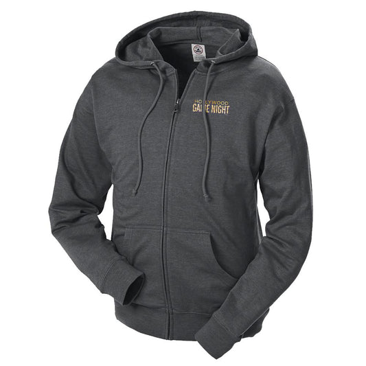 Hollywood Game Night Lightweight Zip Up Hooded Sweatshirt-3