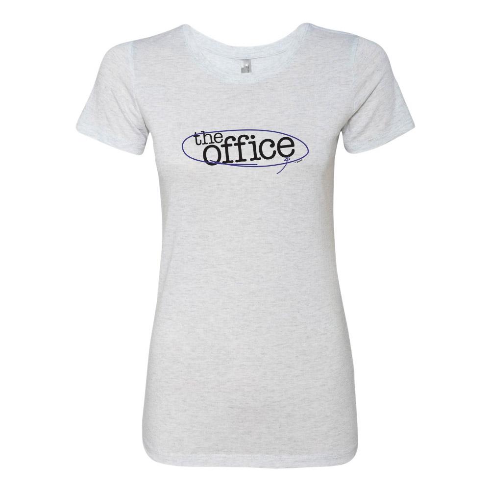 The Office Circled Logo Women's Tri-Blend Short Sleeve T-Shirt