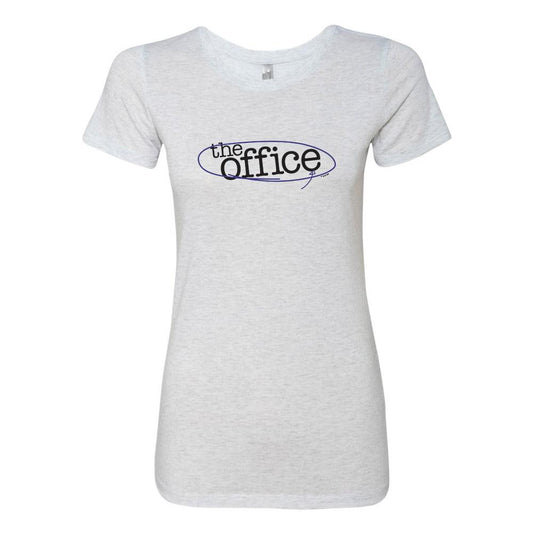 The Office Circled Logo Women's Tri-Blend Short Sleeve T-Shirt-0