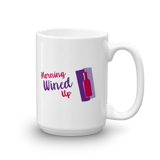 Great News Morning Wined Up White Mug-0