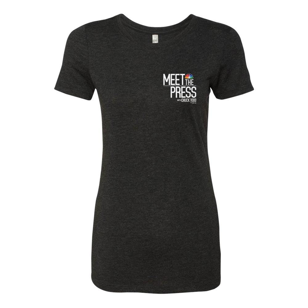 Meet The Press Women's Tri-Blend Short Sleeve T-Shirt