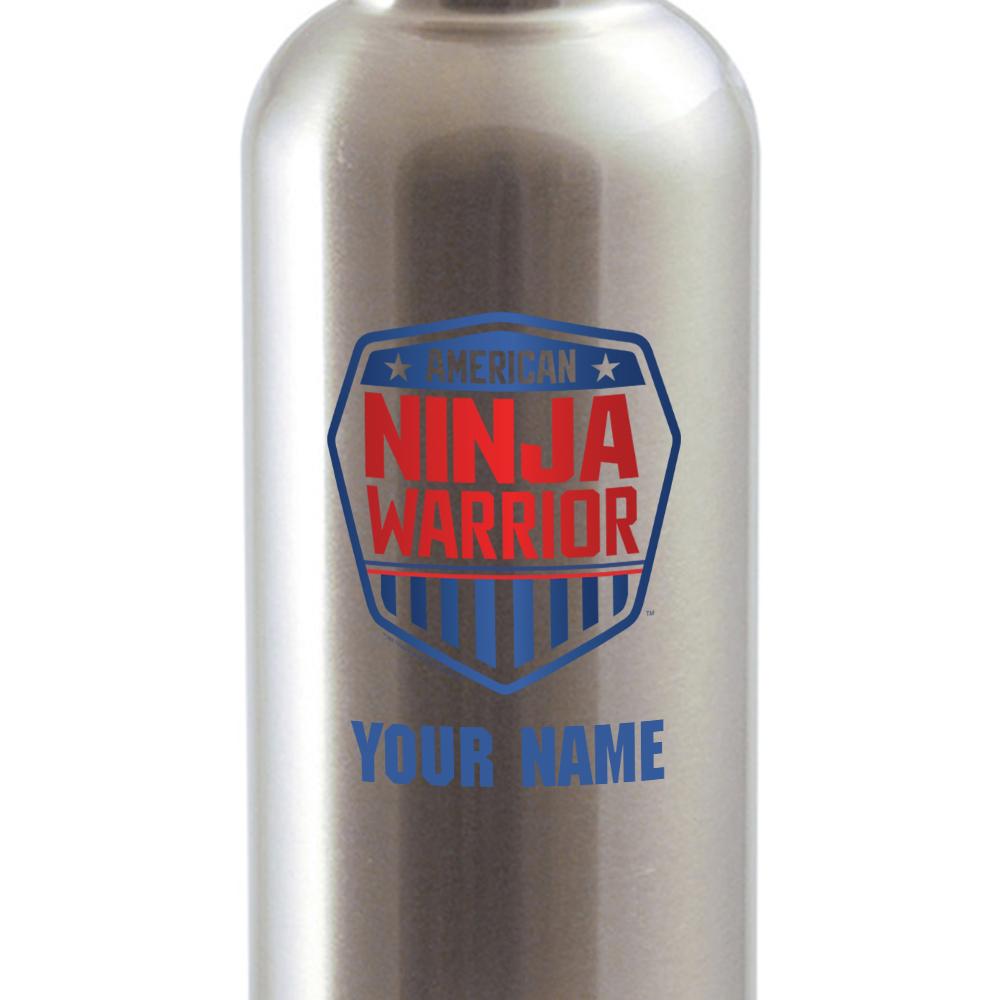 Personalized American Ninja Warrior Stainless Steel Water Bottle