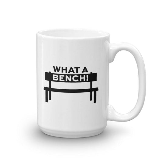 The Good Place What a Bench White Mug-0