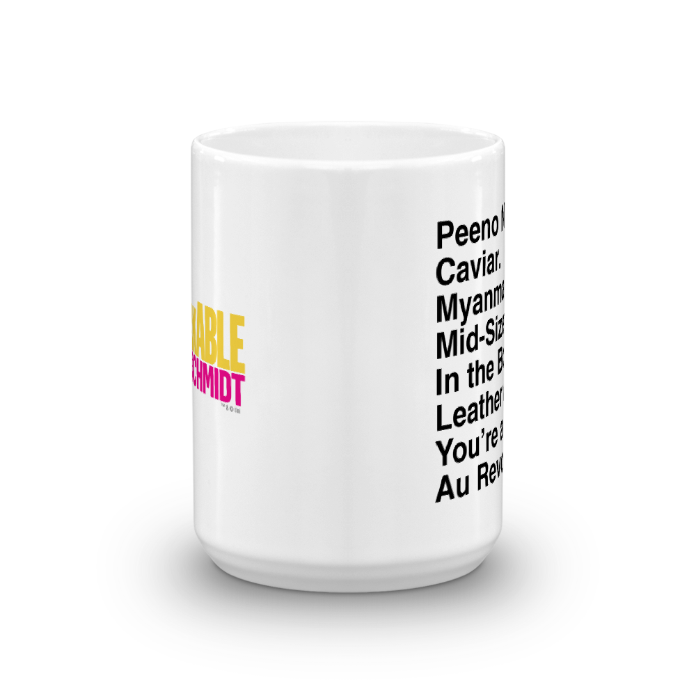 Unbreakable Kimmy Schmidt Titus Peeno Noir White Mug