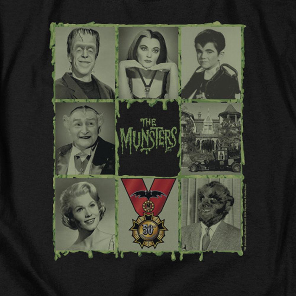 The Munsters Blocks Short Sleeve T-Shirt