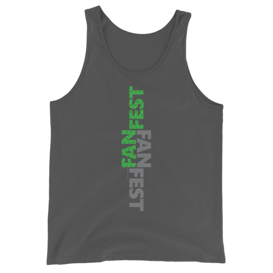 Xbox Fanfest Vertical Wordmark Adult Tank Top-3