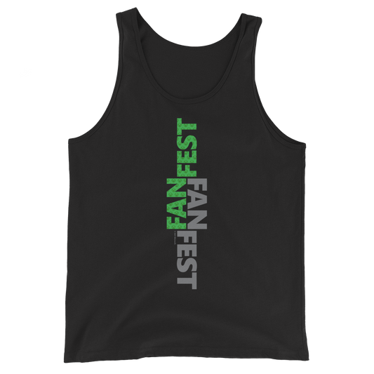 Xbox Fanfest Vertical Wordmark Adult Tank Top-0