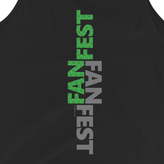 Xbox Fanfest Vertical Wordmark Adult Tank Top-2