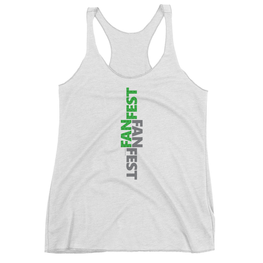 Xbox FanFest Vertical Wordmark Women's Racerback Tank Top-0