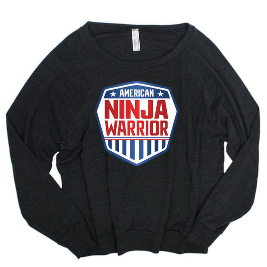 American Ninja Warrior Women's Tri-Blend Pullover Sweatshirt-0