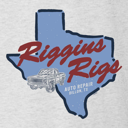 Friday Night Lights Riggins Rigs Men's Tri-Blend Short Sleeve T-Shirt-1