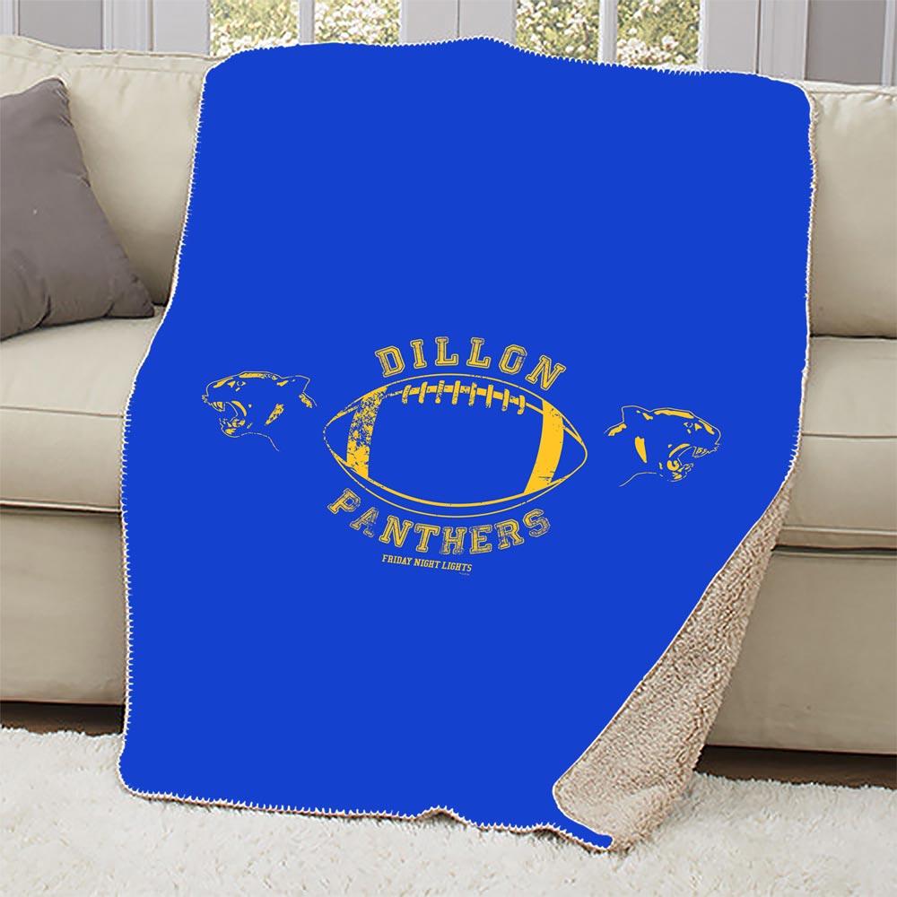 Friday Night Lights Dillon Panthers Sherpa Blanket
