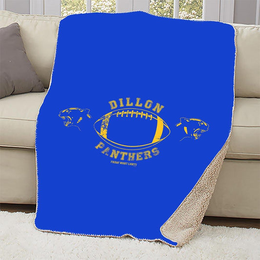 Friday Night Lights Dillon Panthers Sherpa Blanket