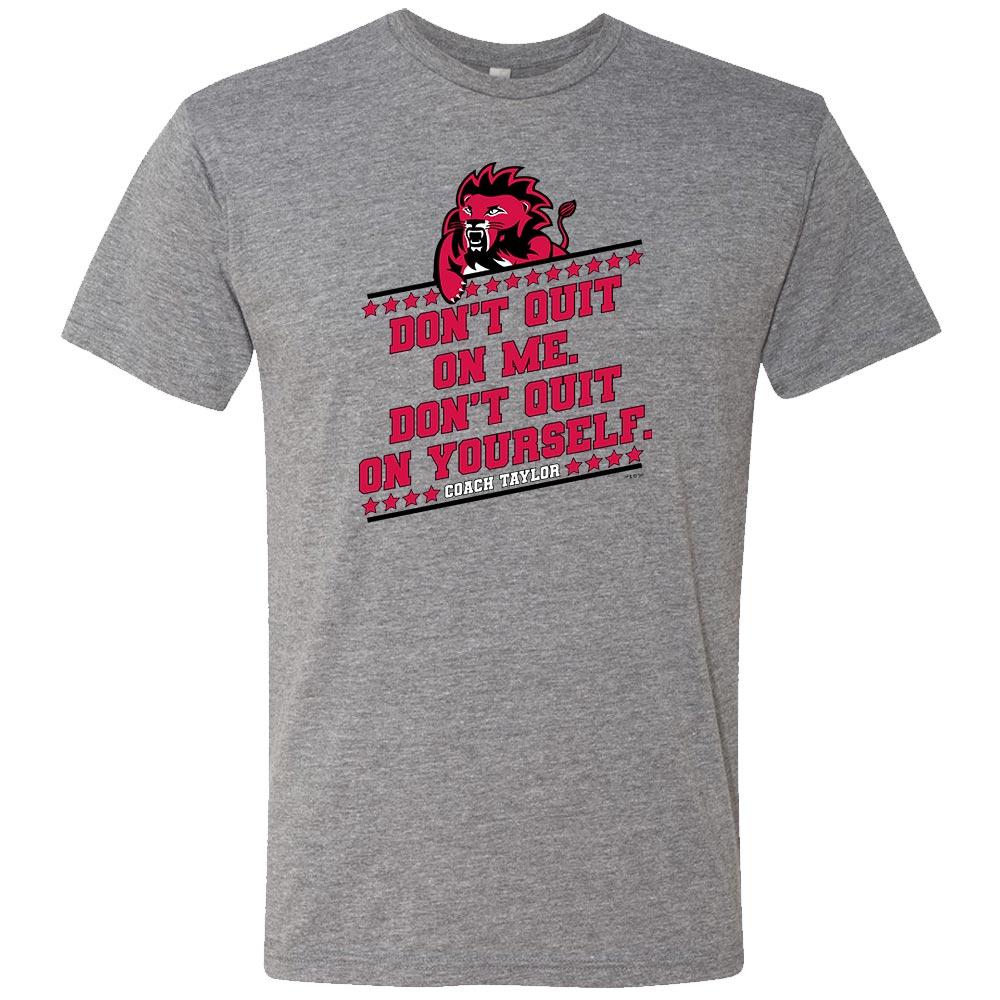 Friday Night Lights Don't Quit on Me Men's Tri-Blend Short Sleeve T-Shirt