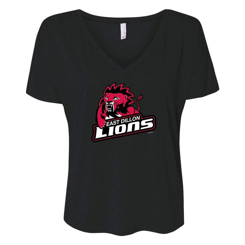 Friday Night Lights East Dillon Lions Women's Relaxed V-Neck T-Shirt