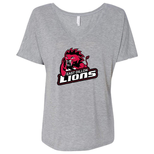 Friday Night Lights East Dillon Lions Women's Relaxed V-Neck T-Shirt