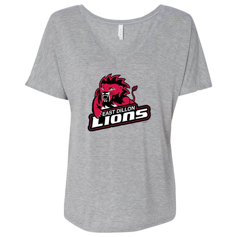 Friday Night Lights East Dillon Lions Women's Relaxed V-Neck T-Shirt