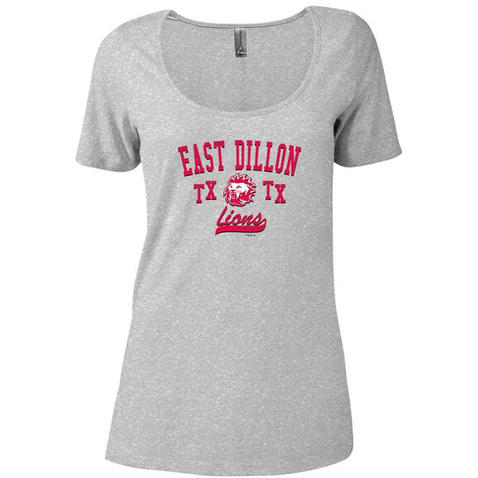 Friday Night Lights East Dillon TX Lions Women's Relaxed Scoop Neck T-Shirt