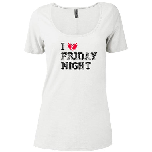 Friday Night Lights I Love Friday Night Women's Relaxed Scoop Neck T-Shirt