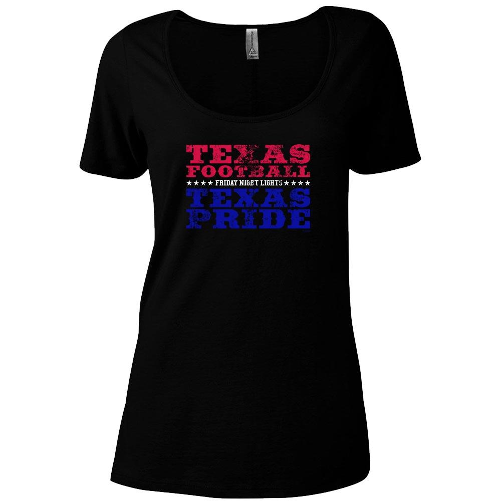 Friday Night Lights Texas Football Women's Relaxed Scoop Neck T-Shirt