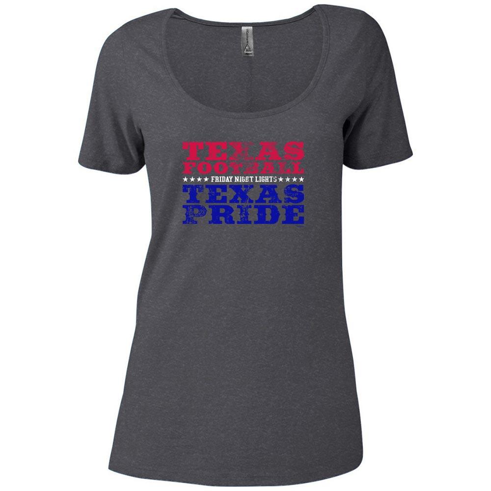 Friday Night Lights Texas Football Women's Relaxed Scoop Neck T-Shirt