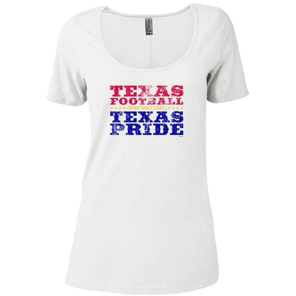 Friday Night Lights Texas Football Women's Relaxed Scoop Neck T-Shirt