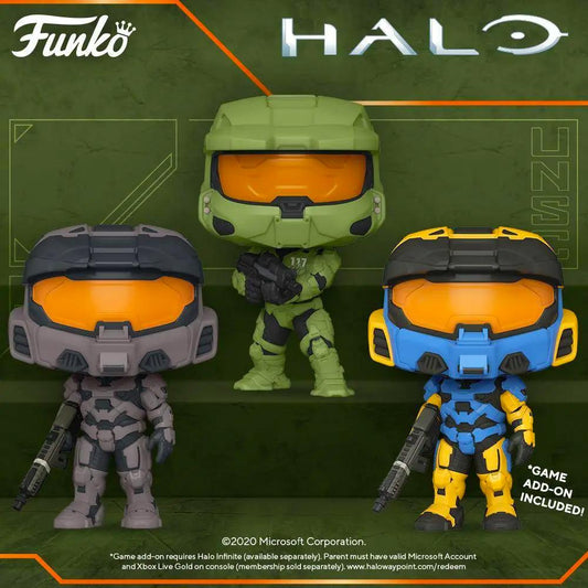 Halo Infinite Spartan MarkVII w/VK78 Game Add On Funko POP!-2