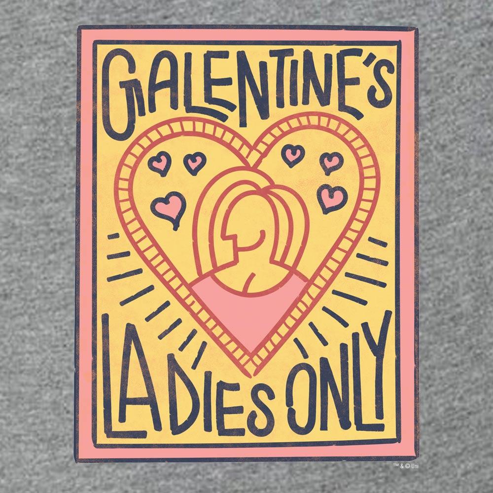 Parks and Recreation Galentine's Ladies Only Women's Tri-Blend T-Shirt