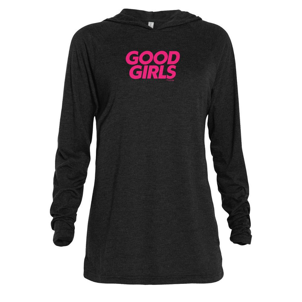 Good Girls Logo Tri-Blend Raglan Hoodie