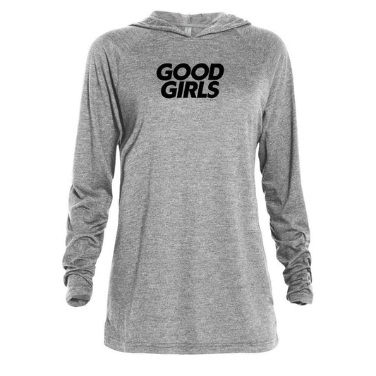 Good Girls Logo Tri-Blend Raglan Hoodie-2