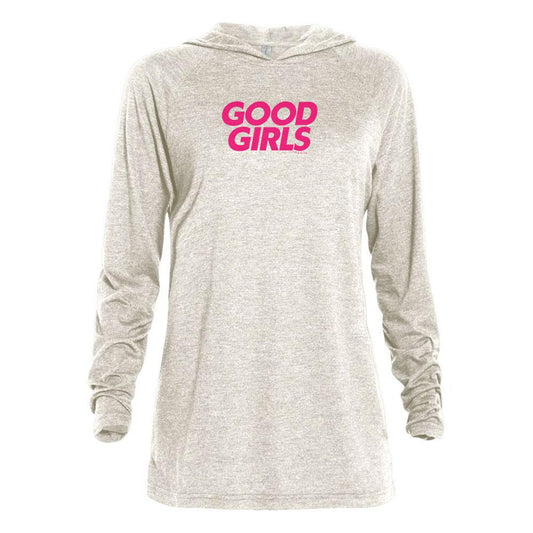 Good Girls Logo Tri-Blend Raglan Hoodie