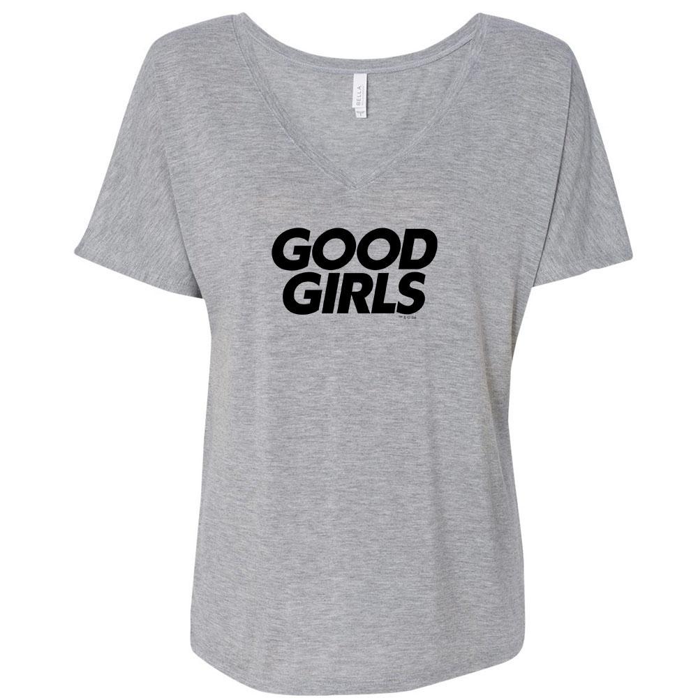 Good Girls Logo Women's Relaxed V-Neck T-Shirt