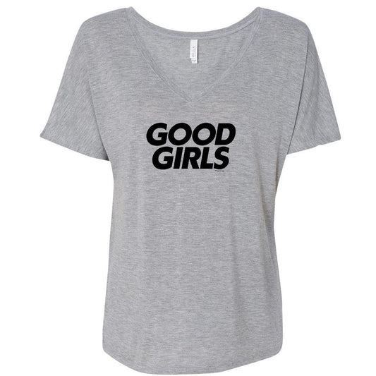 Good Girls Logo Women's Relaxed V-Neck T-Shirt-0