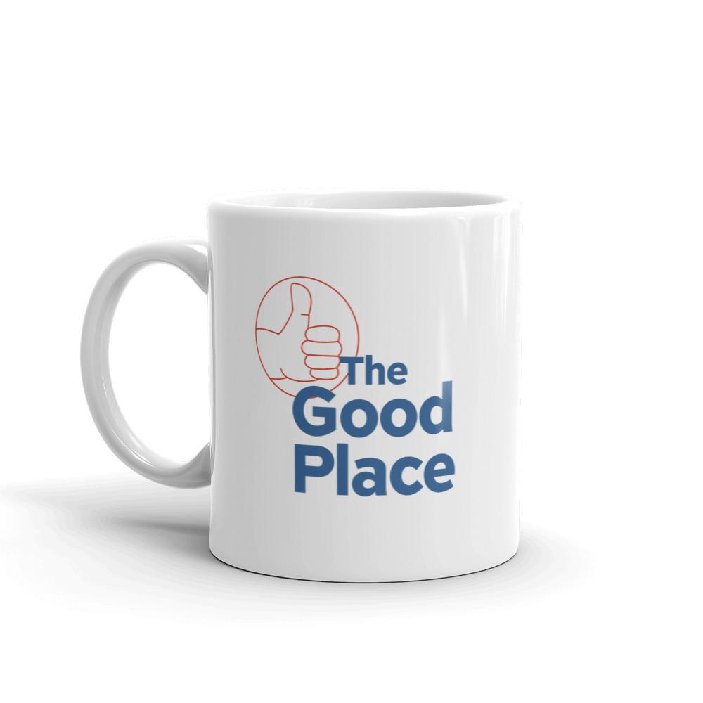 The Good Place Thumbs Up / Thumbs Down White Mug