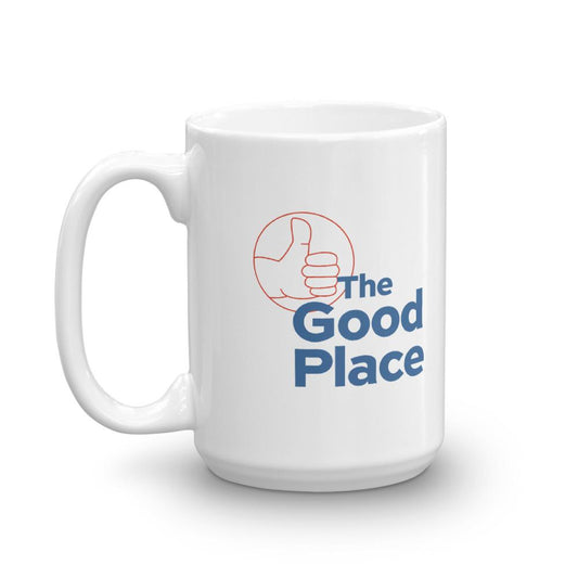 The Good Place Thumbs Up / Thumbs Down White Mug-0