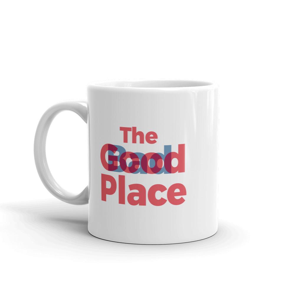 The Good Place Bad Place White Mug