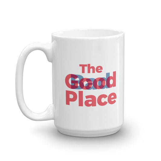 The Good Place Bad Place White Mug-0