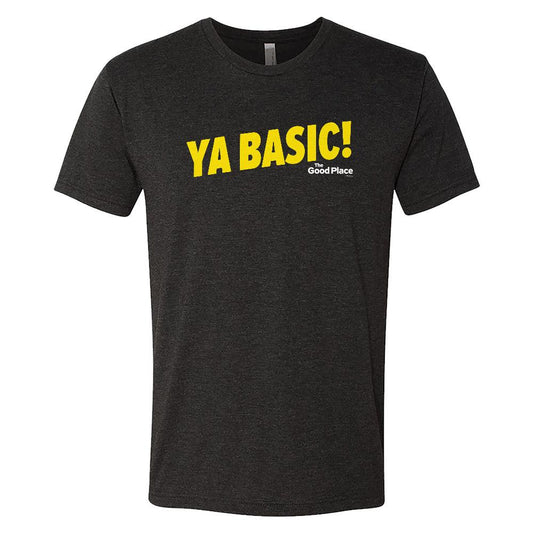 The Good Place Ya Basic Men's Tri-Blend Short Sleeve T-Shirt