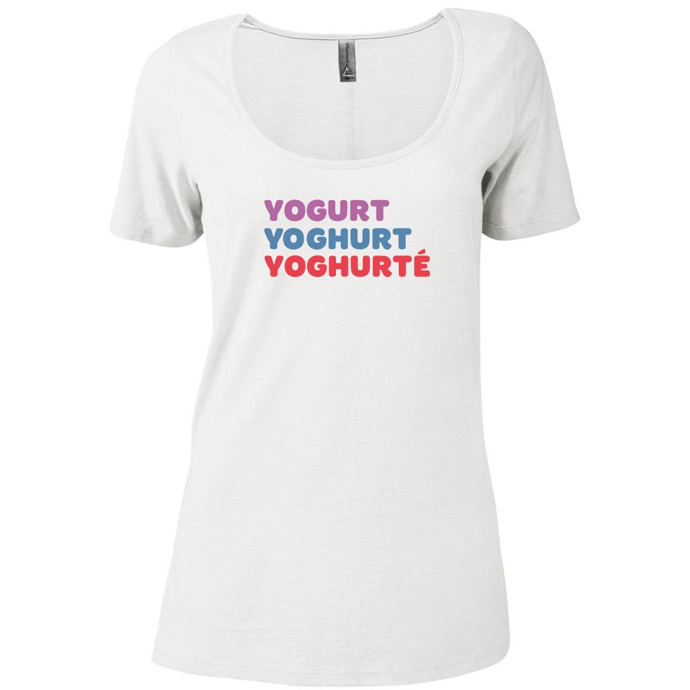 The Good Place Yogurt  Yoghurt  Yoghurte Women's Relaxed Scoop Neck T-Shirt