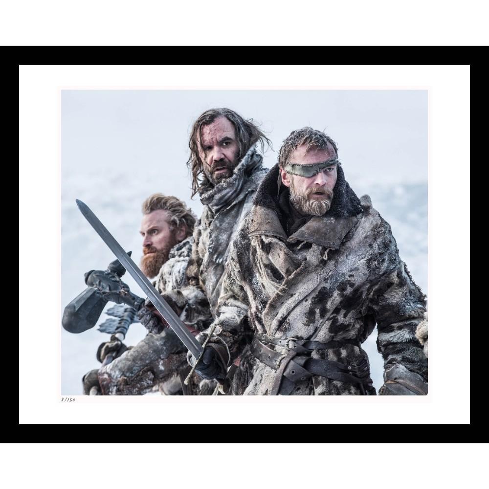 The Frozen Lake Framed Print from Game of Thrones