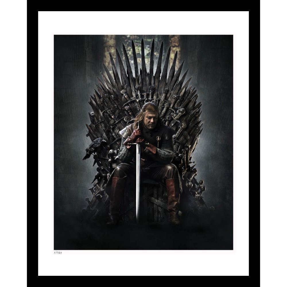 Ned Stark Framed Print from Game of Thrones